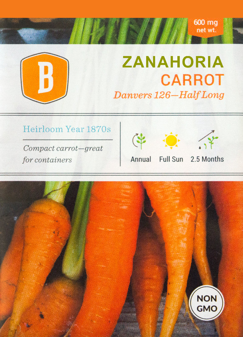 Semillas de: Zanahoria "Danvers 126"